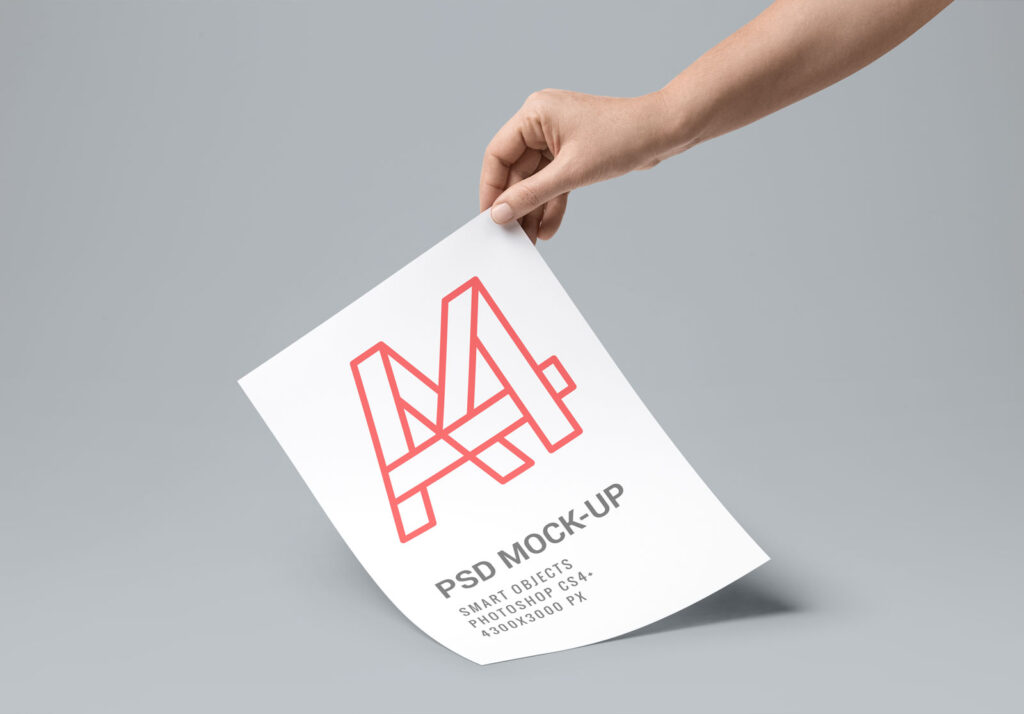 A4 Paper Mockup Work6 1024x714